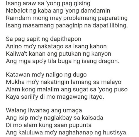 Ako nga nasabaihan pako na sana mamatay nalang daw 😁tas mag tataka sila bat laki ng galit ko <b>sa</b> sarili kong <b>magulang</b>. . Spoken poetry para sa magulang
